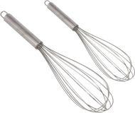 Gerimport Set van 2x gardes/kloppers RVS met ophangoog 25 en 30 cm