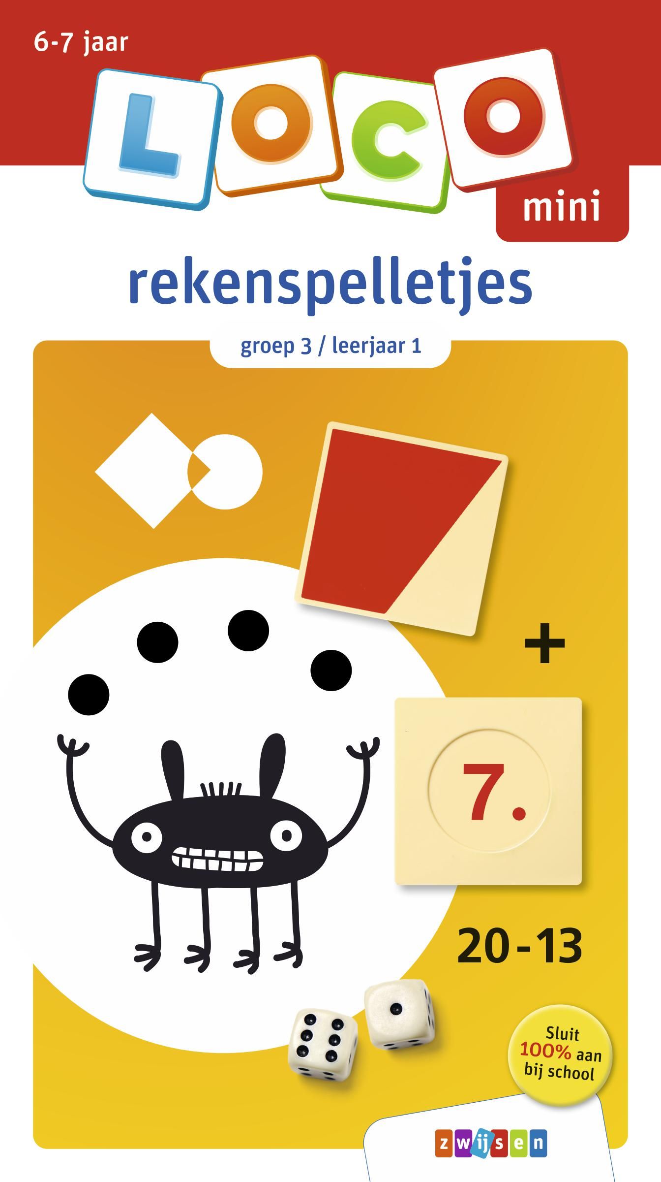 Zwijsen Loco Mini - Rekenspelletjes Groep 3 - 9789048748747