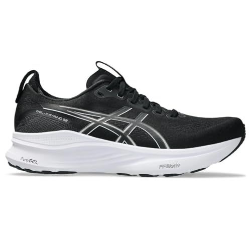 ASICS Gel-Kayano 32 Herensneakers, Zwart en Wit, 46 EU