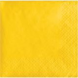 Creative Converting Touch of Color 200 Count 2-Ply Paper Beverage Napkins, School Bus Yellow, one size - 251021