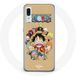 Maniacase Hoesjes voor Samsung Galaxy A40 Manga Straw Hat Pirates Maniacase uit één stuk