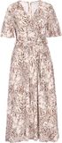 Usha Jurk Dierenprint Wit