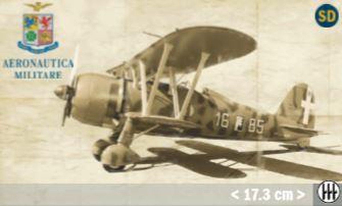 Italeri 2801S 1:48 FiatCR.42 Battle of Britain 80thA - Modelbouw Bouwpakket