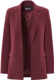 Pieces Blazer Pcbozzy Ls Loose Striped Blazer Noo 17130374 Tawny Port/pinstripe Dames Maat - XL