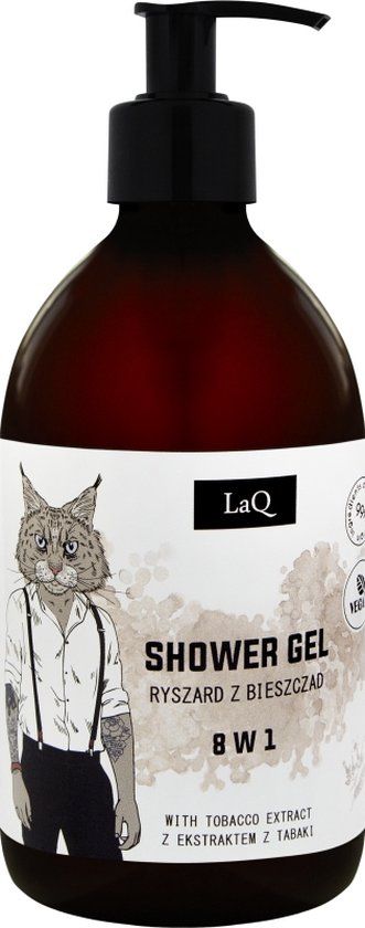 Douchegel 8in1 met snuiftabak extract Richard van Bieszczady 500ml