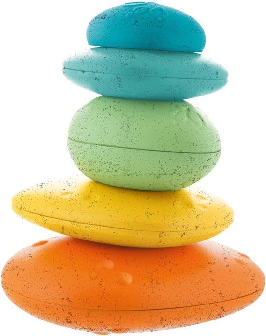Chicco ECO+ Balans Stenen Speelgoed C104920 - Multicolor - Gerecycled Plastic - 6+ maanden