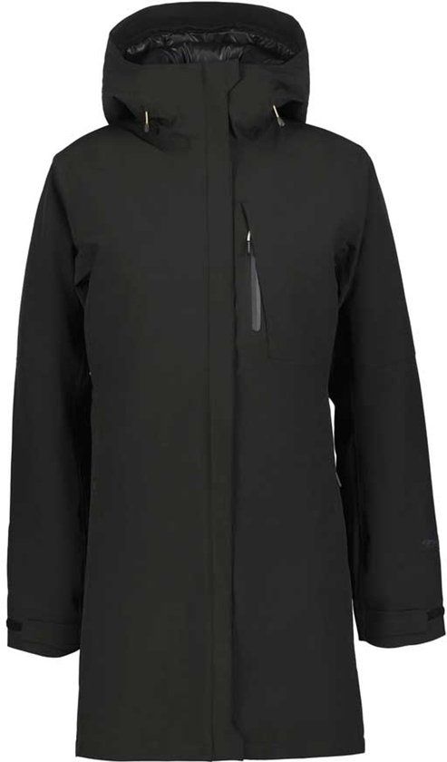 Icepeak Bagheria I Parka Zwart 36 Vrouw