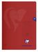 Clairefontaine 333228C - Pak met 25 schriften S'coolbook, ideaal voor school, DIN A4, 32 Pagina's, 90g, liniëring 28 Kleine Ruitjes met Kantlijn, Polypro Omslag, Rood, 1 pak