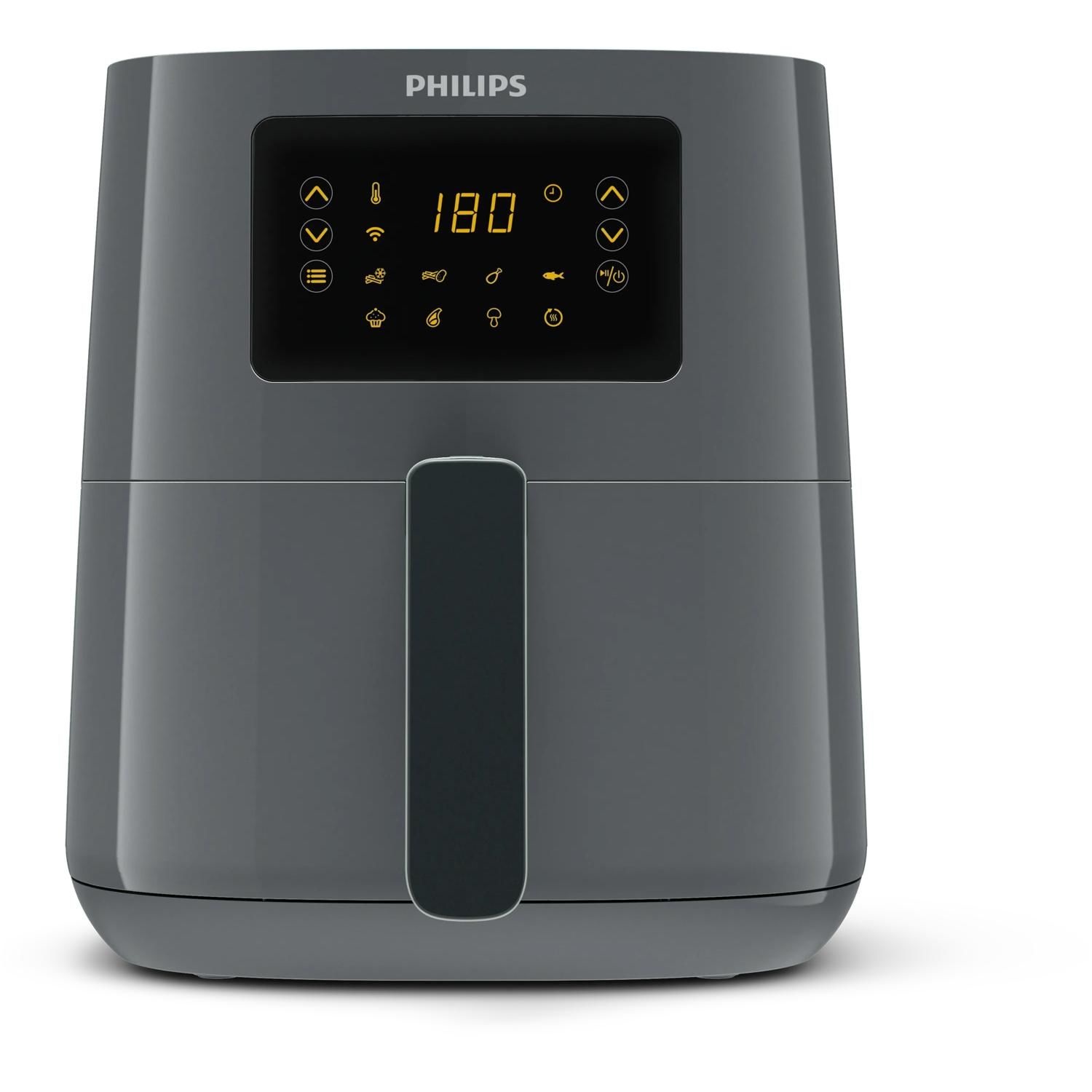 Philips Airfryer Connected 5000 Series HD9255/60 - 4.1L - Rapid Air - 13 Programs - Black/Grey