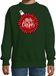Bellatio Decorations Foute kersttrui - sweater - voor kinderen - groen - kerstbal Merry christmas - felle kleuren - kerstkleding - jongens - meisjes 110/116
