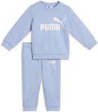 Puma Minicats ESS Crew Set FL INF Trainingspak Kinderen Unisex Maat 92 Chambray Blue