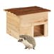 Relaxdays Egelhuis - Hout - Lichtbruin/Bruin - 22,5 x 32 x 27 cm