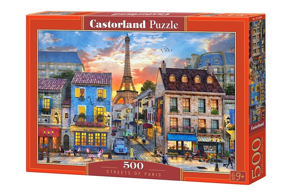 Castorland Streets of Paris Jigsaw Puzzle (500 pieces)