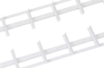 Waelbers Fence Shutter/Lamellen 96 cm RVS, wit gecoat - 1 Stuk(s) - 670425.99
