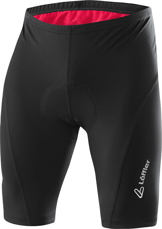 Löffler Basic Gel Korte Fiets Leggings Heren, zwart