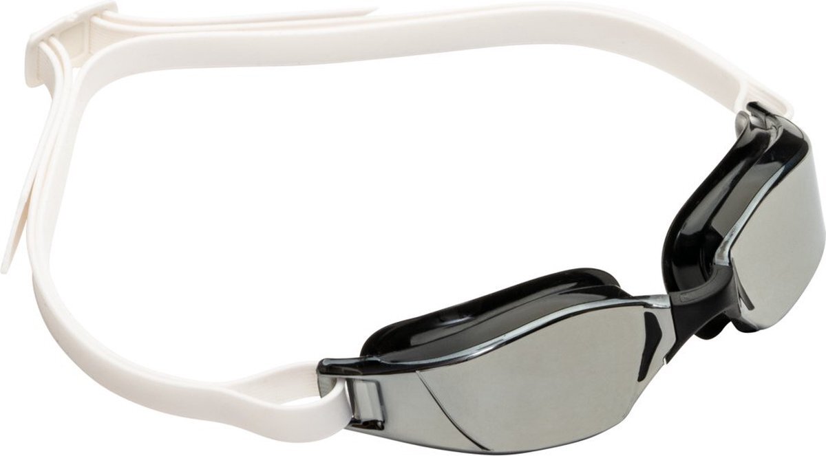Aquasphere Aquasphere Xceed - Zwembril - Volwassenen - Silver Titanium Mirrored Lens - Wit/Zwart