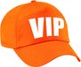 Bellatio Decorations VIP pet / baseball cap oranje met witte bedrukking voor dames en heren - Holland / Koningsdag