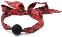 Fetish Addict Silicone Ball Gag Red/Black