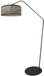Anne Lighting Anne Light Zwarte Vloerlamp ZigZag 4238ZW - Bamboe en Metaal, Hoogte 173 cm, Kantelbare Fitting