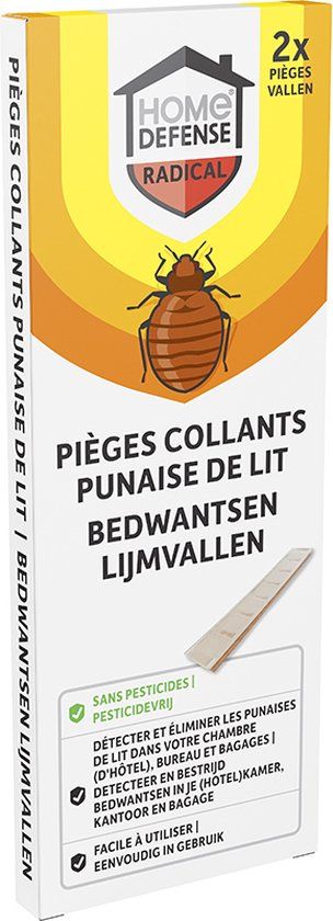 Home Defense Bedwantsen Lijmvallen 2 stuks