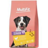 MultiFit MultiFit droogvoer hond senior Kip en rijst 12 kg