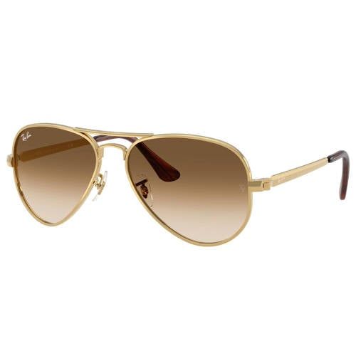 Ray-Ban zonnebril 0RB3925 Aviator max goudkleurig bruin