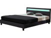 Habitat Et Jardin Lit Led Maria 140 X 190 cm Noir