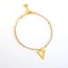 FARMA BIJOUX Bracelet hypoallergénique avec triangle 16/19CM
