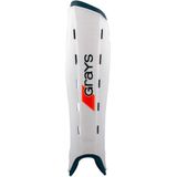 GRAYS G600 Scheenbeschermers voor Veldhockey - Wit/Marineblauw
