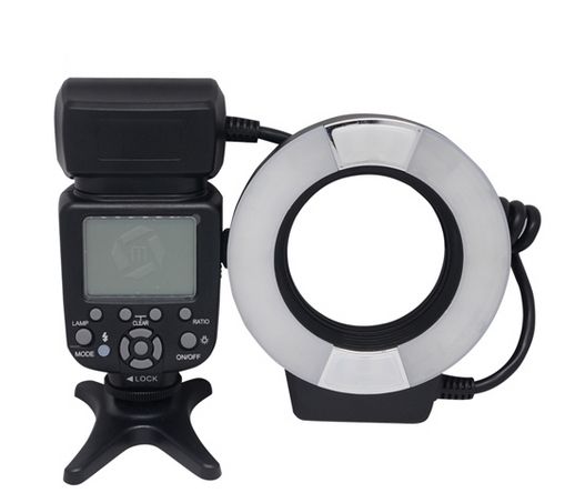 Mcoplus 14EXT-C Compact Camera Flash for Canon - Black/Silver