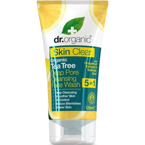 Dr Organic Skin Clear Deep Pore Face Wash 5-In-1