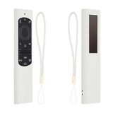 kwmobile hoes geschikt voor Samsung Smart TV TM2280e BN59-01385 / BN59-01386 / BN59-01391A - Siliconen anti-slip hoes voor afstandsbediening in wit