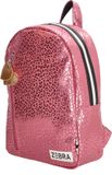 Zebra Trends Rugzak - Metallic Panterprint - Roze