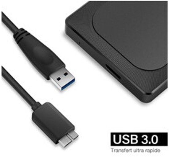 Aiolo Innovation A4 – Externe harde schijf – 500 GB – USB 3.0 – Zwart