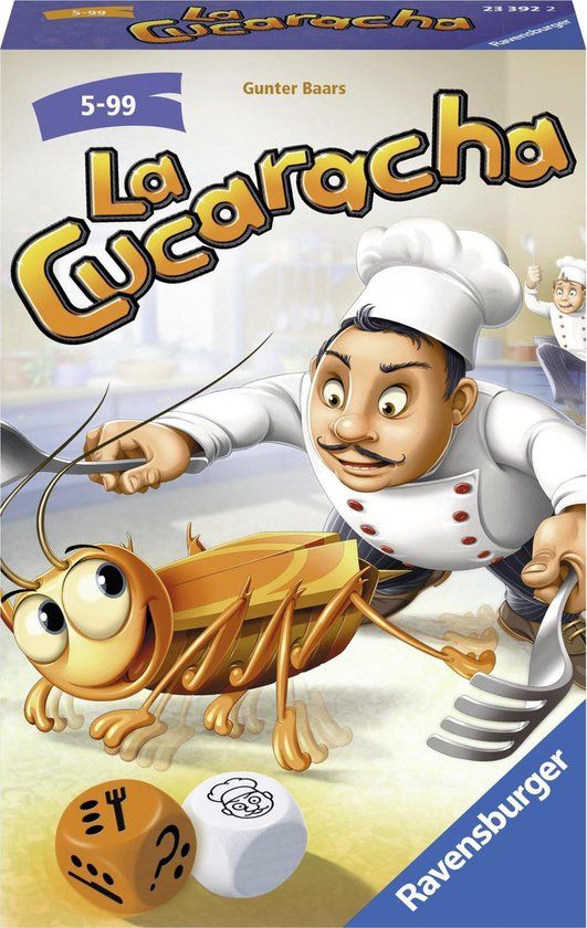 Ravensburger La Cucaracha - Pocketspel | Reisspel | 5+ jaar