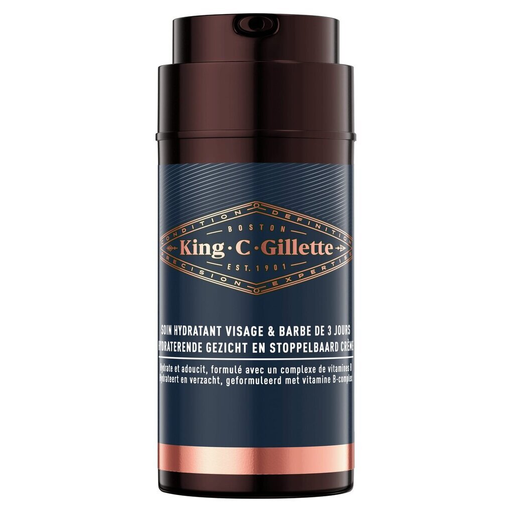 King C. Gillette King C. Gillette Hydraterende Gezicht en Stoppelbaard Crème