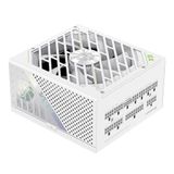 GAMEMAX GXPRO 850G WH Voeding voor pc, 850 W, volmodulair, ATX3.1 PCIe5.1 met 12V-2x6-aansluiting, 80 Plus Gold, 105 °C Japanse condensatoren, 7 beschermschakelingen