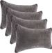 Atmosphera Coussin d'assise Sophia - 4x pièces - 30 x 50 cm - polyester avec fermeture éclair