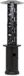 Blumfeldt HHG9-GoldflameSty-BK Chauffage de terrasse à gaz Noir Acier inoxydable 11200W
