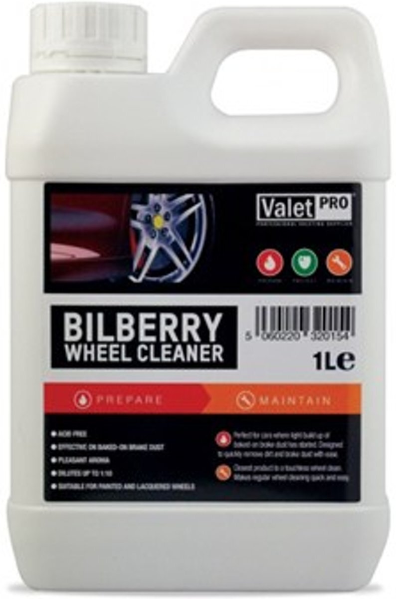 Valet Pro Bilberry Safe Wheel Cleaner - 1000ml