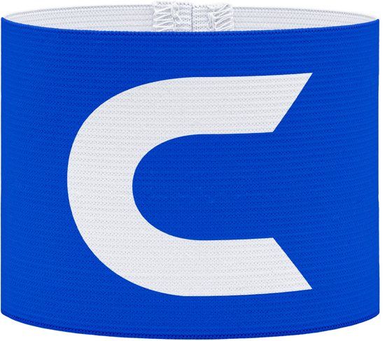 Aanvoerdersband - Blauw C - Pupil - Klein - Elastaan/Polyester