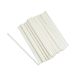 Homéa Set van 50 witte kartonnen rietjes, 20 cm
