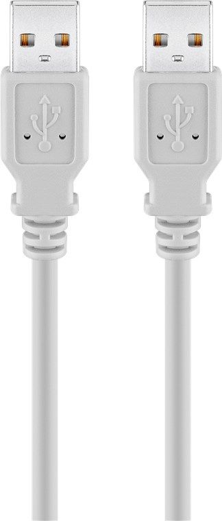 Goobay USB 2.0 Cable - USB A to USB A - 3m - Grey