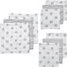 Meyco set de base de couches lavables rayures bloc - gris