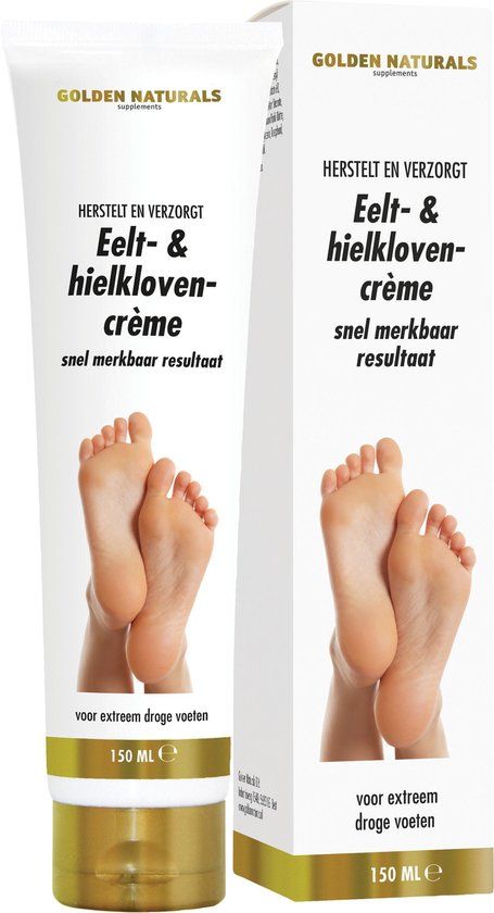 Golden Naturals Eelt- & hielklovencrème - 150 ml - Parfumvrij - Unisex