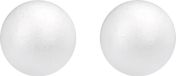 Glorex Hobby Piepschuim ronde ballen/bollen - 21x stuks - Dia 10 cm