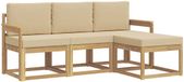 vidaXL - Buiten - bank - set - 4 - st
