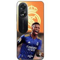 Oppo Etui Vini JR Behang Real Madrid Blauw en geel Maniacase
