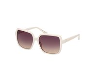 Guess GU00157 Unisex Zonnebril Vierkant Wit Kunststof
