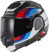 LS2 FF906 Advant Sport Glossy Zwart Blauw Rood Systeemhelm - Helm